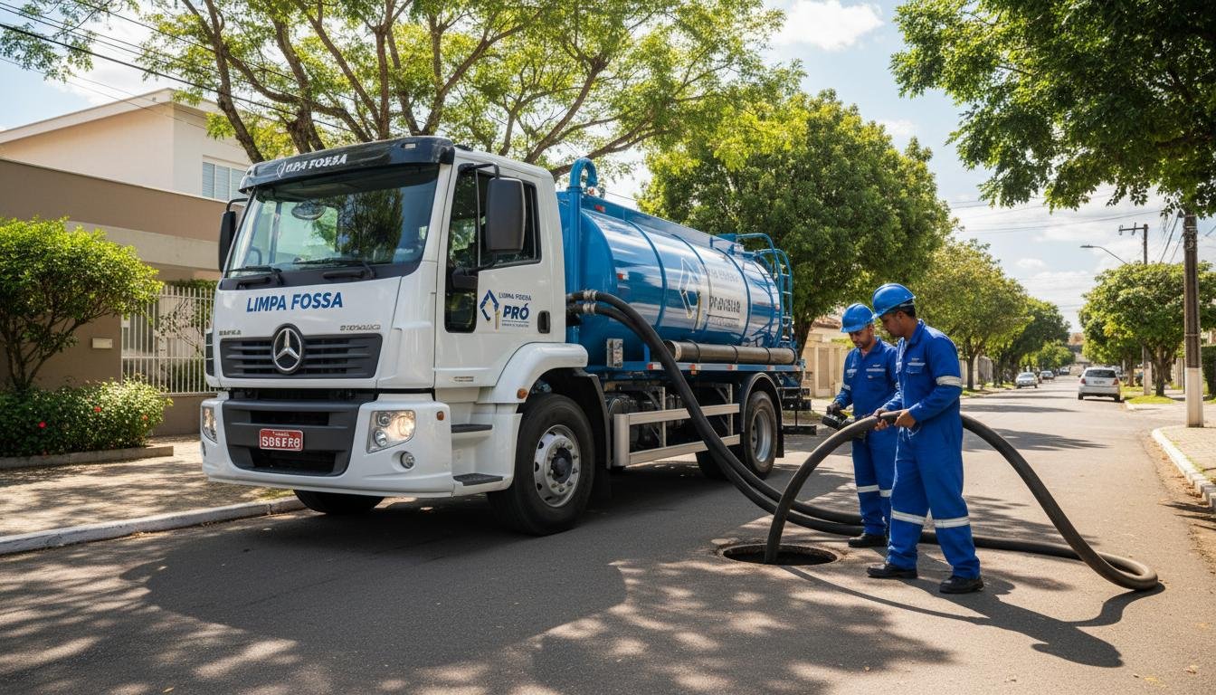 Técnico da Desentupidora Curitiba 24h Express realizando serviço